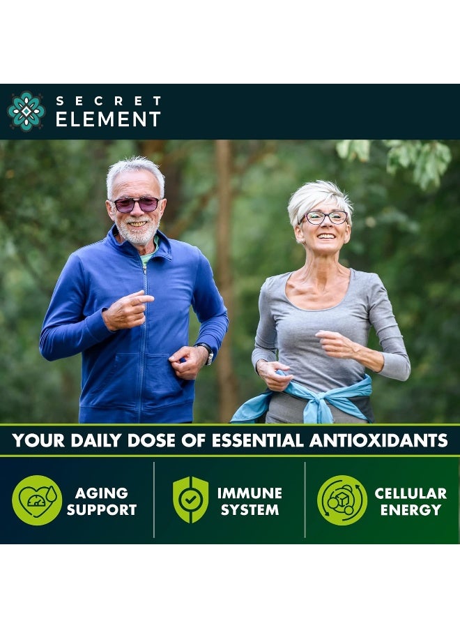 SECRET ELEMENT Citrus Bergamot Extract 1000Mg - Citrus Bergamot Supplement For Heart, Immune System Support, And Healthy Aging - Pure, Vegan Bergamot Capsules - Image 4